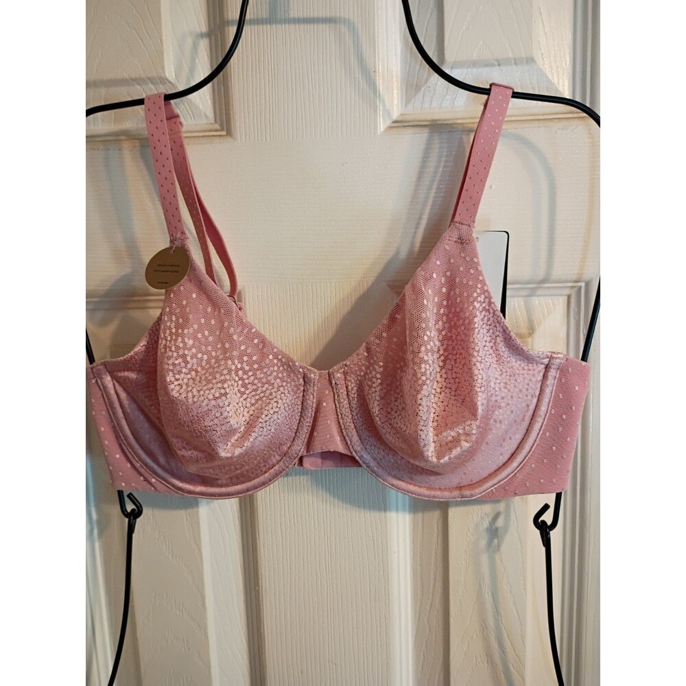 Wacoal Underwire Push-up Bra Pink 32 D New
